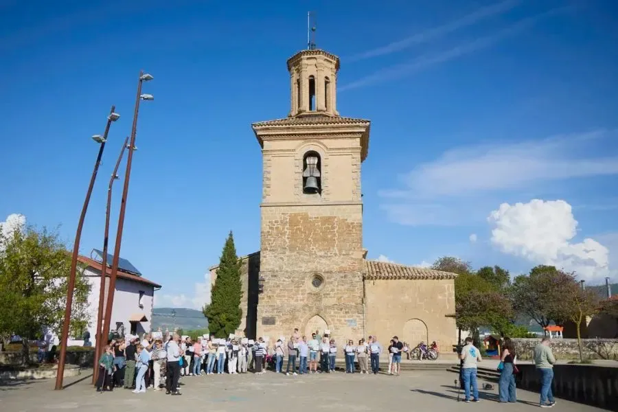 Viviendas de Beriáin, en la comarca de Pamplona
