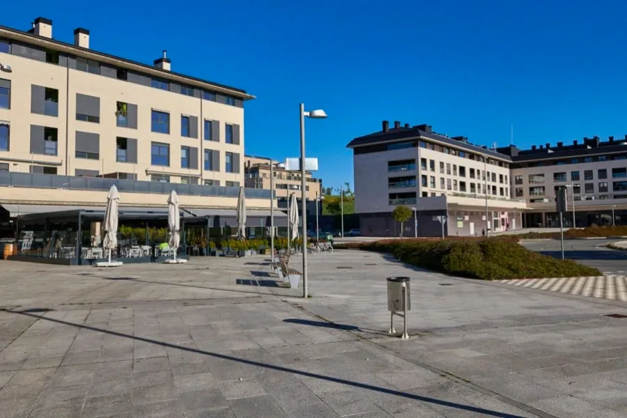 Viviendas de Mutilva, en la comarca de Pamplona