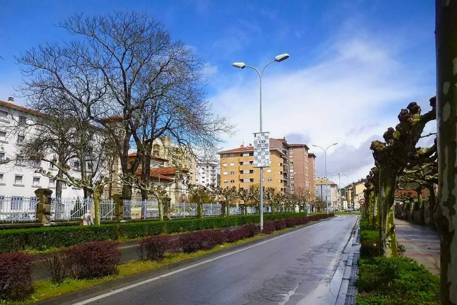 Viviendas de Villava, en la comarca de Pamplona